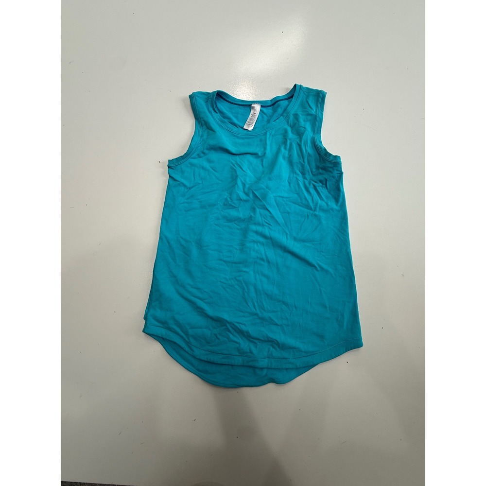 Ivivva by Lululemon Girls Turquoise Blue Active Tank Top Size 12